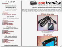 Tablet Screenshot of contronik.net